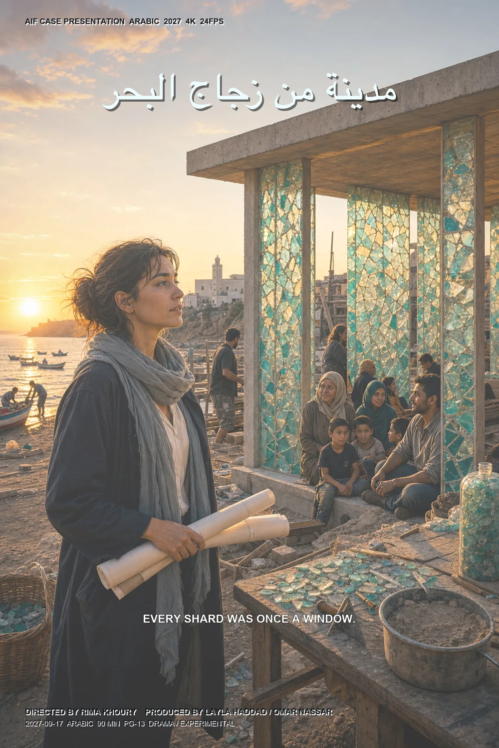 مدينة من زجاج البحر
