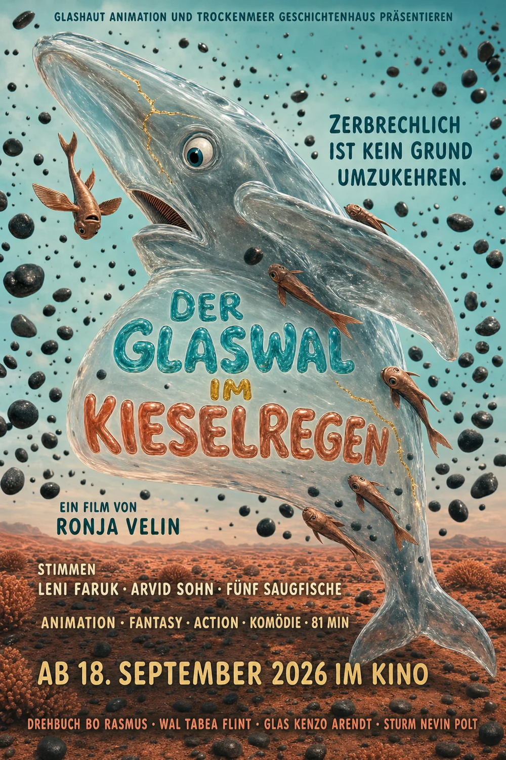 Der Glaswal im Kieselregen